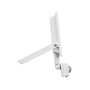 SpectrumLED Noctis Lux 4 projektør med PIR sensor, 50W, 4000K, hvid, sidevisning, der fremhæver projektørens slanke profil og sensor placering.