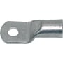 Klauke kabelsko CU 704F/5 til 25 mm² leder set fra en anden vinkel med skruehul og præget markering.