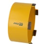 PRO-FIT beton hulsav 133 mm set fra siden, viser gul overflade og robust konstruktion med diamantsegmenter til beton.