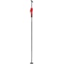 Bessey lofts- og monteringsstøtte STE, der måler 1,70-3,00 meter, med rød pumpegreb og skridsikre PVC-kontaktflader.