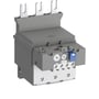 ABB termorelæ TF140DU-110, 80-110A, med manuel/automatisk reset og 1sl/1br hjælpekontakter i grå plast.