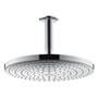 Hansgrohe Raindance Select S 300 hovedbruser til loftmontering i krom med 300mm diameter og metal loftstilslutning.