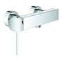 Grohe Plus etgrebsbatteri til bruser i krom med elegant metalgreb og blank StarLight-krombelægning.