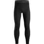 Snickers Workwear lange sorte underbukser i størrelse 2XL, fremstillet af en varmende uldblanding med sømløst slim fit design.