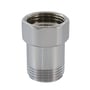Oras parallel-unit G3/4 afstandsstykke 185 i forkromet messing med 3/4" indvendigt og udvendigt gevind.