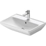 Duravit D-Neo håndvask, 550 mm x 440 mm, vægmonteret