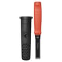 Hultafors stemmejern EDC på 20 mm med orange, robust skæfte og sort klinge. Inkluderer sort hylster til bæltefæste.
