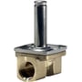 Danfoss EV210B magnetventil i messing med 1/2" intern gevind, NC (normalt lukket) type til vand og brine.