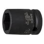 Bahco 1/2" 17mm krafttop i sort finish af højtlegeret stål med "CHROMO-EXTRA K780-1 M" præget på siden.