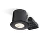 Nordtronic Quick Spot indbygningsspot 230V LED (rund) inkl. LED-pære (Energetic / CRI>80 / 4,8W / 345 lm / 2700K / 36° / F / ikke dæmpbar), sort (mat)