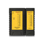 Delock RJ45+RJ11 kabeltester med master og remote enhed, til test af netværkskabler.