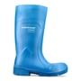 Sika Footwear Dunlop sikkerhedsgummistøvle 61631 Purofort Multigrip S4 i blå PU med stål tåværn og skridhæmmende ydersål.
