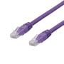 DELTACO U/UTP Cat6a patch kabel, halogenfri, 1,5 meter, lila