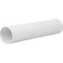 Fresh murrør i hvid PVC med en diameter på 100 mm og en længde på 500 mm.