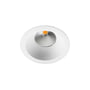 SG Armaturen Junistar Soft TW downlight i hvid med justerbar farvetemperatur fra 2000-4000K og 42° spredningsvinkel.