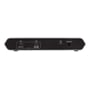 ATEN US3342-AT USB-C Gen2-switch set bagfra med to værtsporte, strømtilslutning og fjernbetjeningsport.