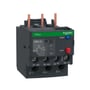 Schneider Electric TeSys D termorelæ LRD21 med 12-18A indstillingsområde, vist på hvid baggrund med reset og stop knapper.