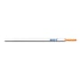 NKT ledning 1X0,75 pvt hvid SP100. Enkel kobberleder ses i den hvide PVC-isolerede ledning med NKT-logo.