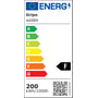 Energimærke for Gripo LED-strip, 25 m, viser energiklasse F og et energiforbrug på 200 kWh/1000h.