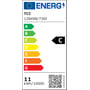 Energimærke C for SG Armaturen Fevik vægarmatur, 11 kWh/1000h energieffektivitet.