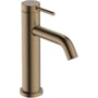 Hansgrohe Tecturis S håndvaskarmatur 110 i børstet bronze med et elegant og minimalistisk design og et enkelt greb.