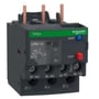 Schneider Electric TeSys D termorelæ LRD12 med justeringsområde på 5,5-8A og 1NO+1NC hjælpekontakter, vist med reset-knap og stopknap.