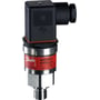 Danfoss MBS 9200 tryktransmitter med G 1/4" tilslutning og 0-0,15 bar indstillingsområde i robust metal- og plastdesign.