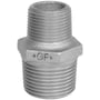 Galvaniseret brystnippel - 2" x 1¼" - Georg Fischer