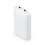 Ubiquiti UniFi Travel Router Long-Range set skråt forfra med UniFi-logo og porte langs kanten af det hvide kabinet.