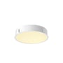 SLV MEDO 40 downlight i hvid med 16W effekt og justerbar farvetemperatur, vist forfra med lysende panel.