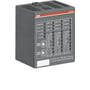 ABB CI504-PNIO-XC interface-modul til Profinet IO med tre RS232/422/485 serielle porte, der viser drejeknapper til adresseindstilling.