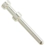 Harting HAN E crimp stikben, et sølvbelagt hanstik til 0,5mm² kabler, vist isoleret på hvid baggrund.