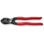 Knipex CoBolt boltsaks 71 31 200 på 200 mm med røde håndtag og sort hoved, fremstillet i Tyskland.