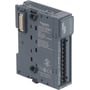 Schneider Electric TM3-modul DI4, 24V, DO4 relæ med skrueterminaler vist fra venstre side.