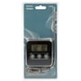 Nordic Quality digitalt stegetermometer med digitalt display, der viser 60°C og 80°C, emballeret i klar plast.