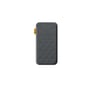 Sort Xtorm Fuel Series 5-powerbank med mønstret overflade, set lige ovenfra.
