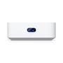 Ubiquiti UniFi Express 7 Wi-Fi-router forfra med skærmen synlig over modelnavnet Express 7.