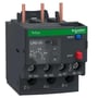 Schneider Electric TeSys D termorelæ LRD05 med et justeringsområde på 0,63-1A og klasse 10A, vist forfra med stop- og reset-knapper.