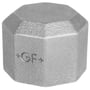 Galvaniseret slutmuffe - 4"