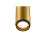 SLV GRIP! S 48V pendel med guld ydre og sort ring, viser det lysende LED-element og den indvendige reflektor.