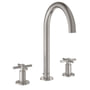 Grohe Atrio 3-huls håndvaskarmatur, 2-grebs, M-Size, m/ push-up bundventil, Supersteel