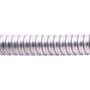 Nærbillede af HellermannTyton HelaGuard SC stålslange GS, 16 mm udvendig diameter med synlig spiralstruktur og metalfinish.