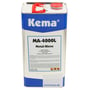 Fem-liters metaldåse med Kema MA-4000L Metal-Klener, der viser produktets egenskaber og advarsler på dansk og engelsk.