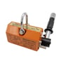 Diesella permanent løftemagnet DMAG-0150 med 150 kg kapacitet, orange krop og krom bøjle.