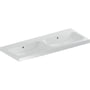 Geberit iCon Light dobbeltvask, 1200x480 mm, hvid standard, overløb