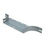 Legrand P31 T-afgrening i varmgalvaniseret stål til 60x600 mm kabelbakker, designet til 90 graders horisontal afledning.