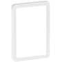 LK FUGA – Slim design ramme, 1½ modul, hvid