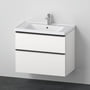 Duravit D-Neo møbelsæt, 2 skuffer, 80 cm, mat hvid