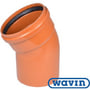 Wavin – Bøjning glat PVC 30° - Ø315 mm