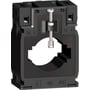Schneider Electric strømtransformer 500/5A KL1, 6VA, vist frontalt med synlige mærker S2 L og S1 k samt en fastspændingsskrue.